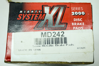New Mighty Disc Brake Pads Chevrolet Nova Geo Prizm Toyota Camry Celiva Corolla