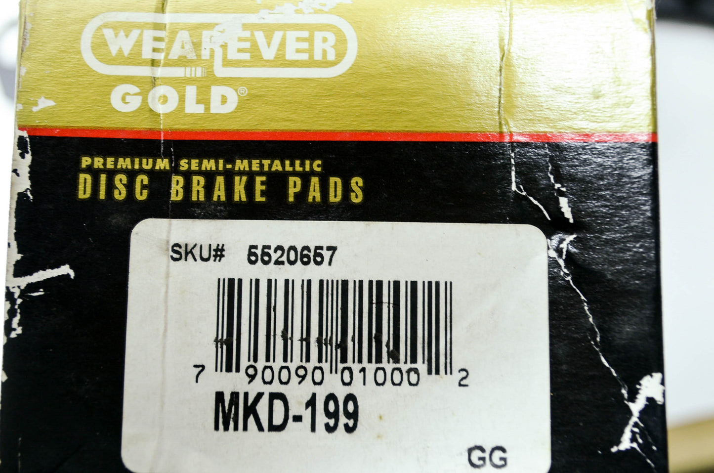New Wearever Gold Premium Semi-Metallic Disc Brake Pads NOS
