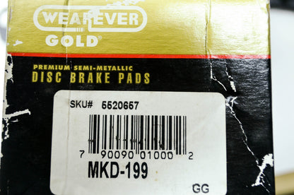 New Wearever Gold Premium Semi-Metallic Disc Brake Pads NOS