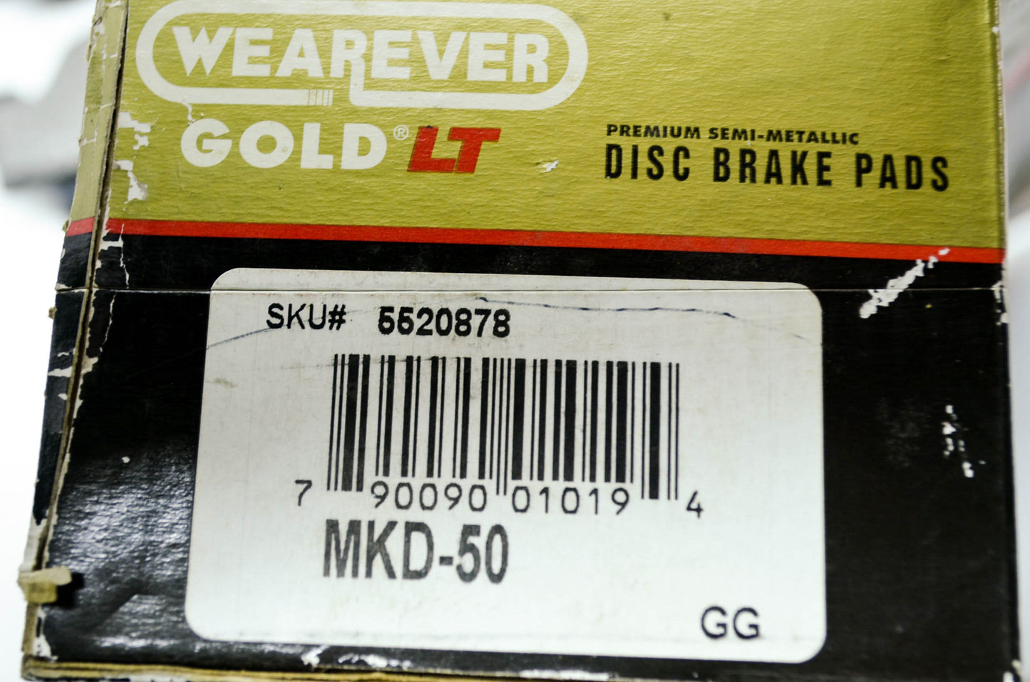 New Wearever Gold Premium Semi-Metallic Disc Brake Pads NOS