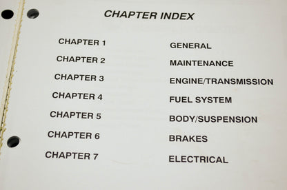 OEM Polaris 9918062 Service Manual 03/04 Predator 500