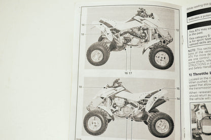 Bombardier 2001 DS650 Operator's Guide