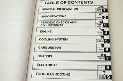 OEM Yamaha LIT-11616-17-11 Service Manual YFZ450S
