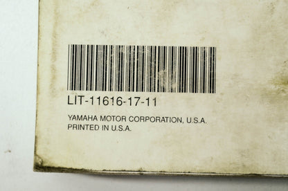 OEM Yamaha LIT-11616-17-11 Service Manual YFZ450S