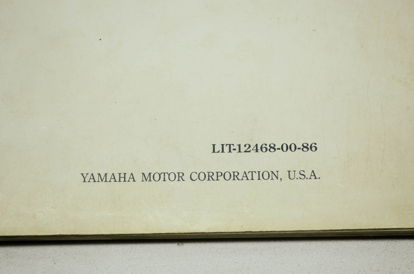 Yamaha 1986 Snowmobile Mechanic's Guide