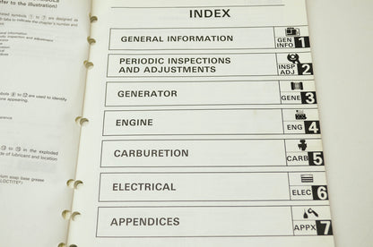 Yamaha 1988 Generator Service Manual