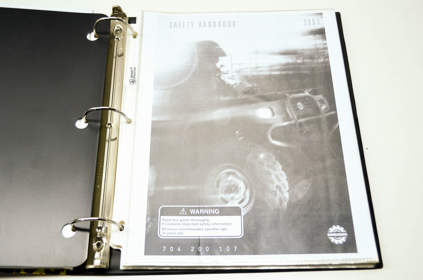 Bombardier 2003 DS650 Baja Operator's Guide & Safety Handbook