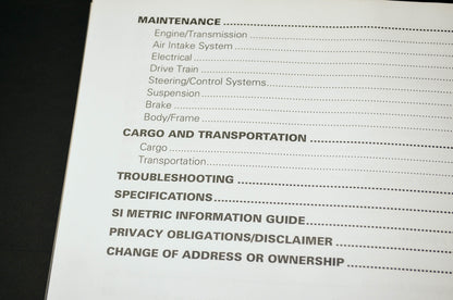 Bombardier 2003 DS650 Baja Operator's Guide & Safety Handbook