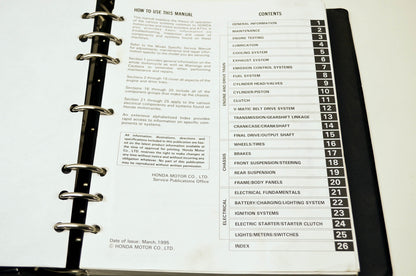 Honda 1995 Common Service Manual