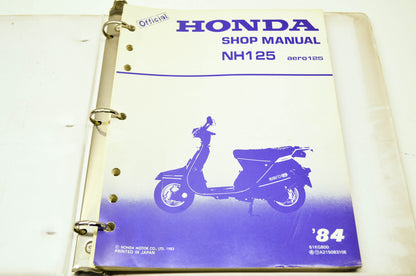 Honda 1984 NH125 Aero 125 Shop Manual