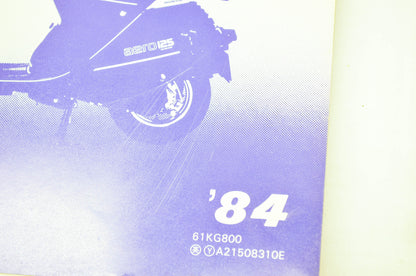 Honda 1984 NH125 Aero 125 Shop Manual