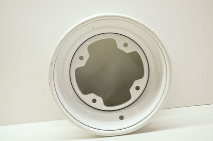New OEM Front Rim 10X5.5 4X156 White Kawasaki KFX250 Tecate KSF250 Mojave NOS