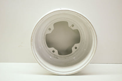 New OEM Front Rim 10X5.5 4X156 White Kawasaki KFX250 Tecate KSF250 Mojave NOS