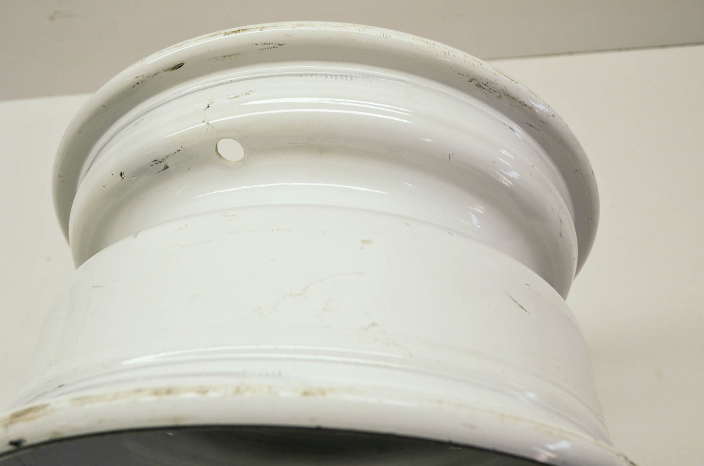 New OEM Front Rim 10X5.5 4X156 White Kawasaki KFX250 Tecate KSF250 Mojave NOS