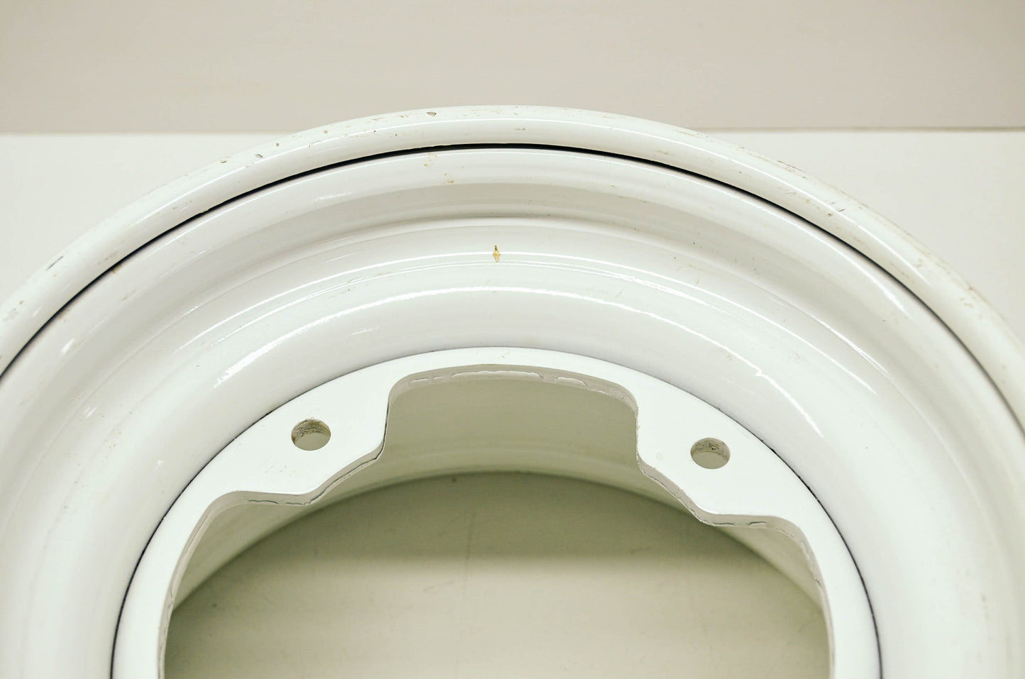 New OEM Front Rim 10X5.5 4X156 White Kawasaki KFX250 Tecate KSF250 Mojave NOS