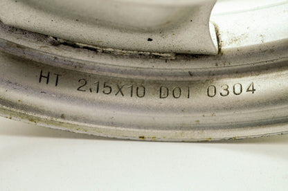 Steel Rims 2.15X10 Pair Silver