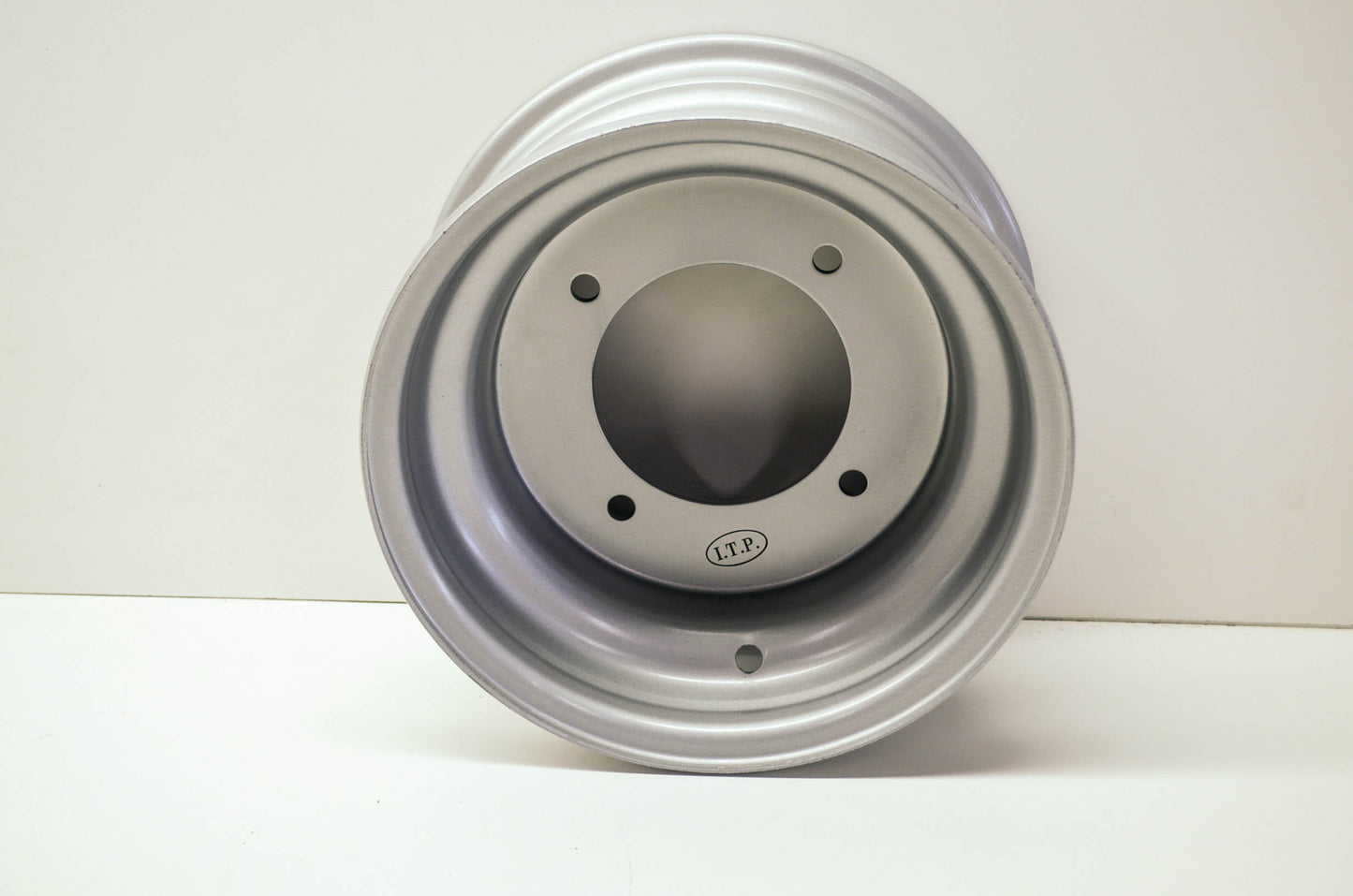 Steel Rim 10x5 Silver 4/144 2+3 Offset NOS