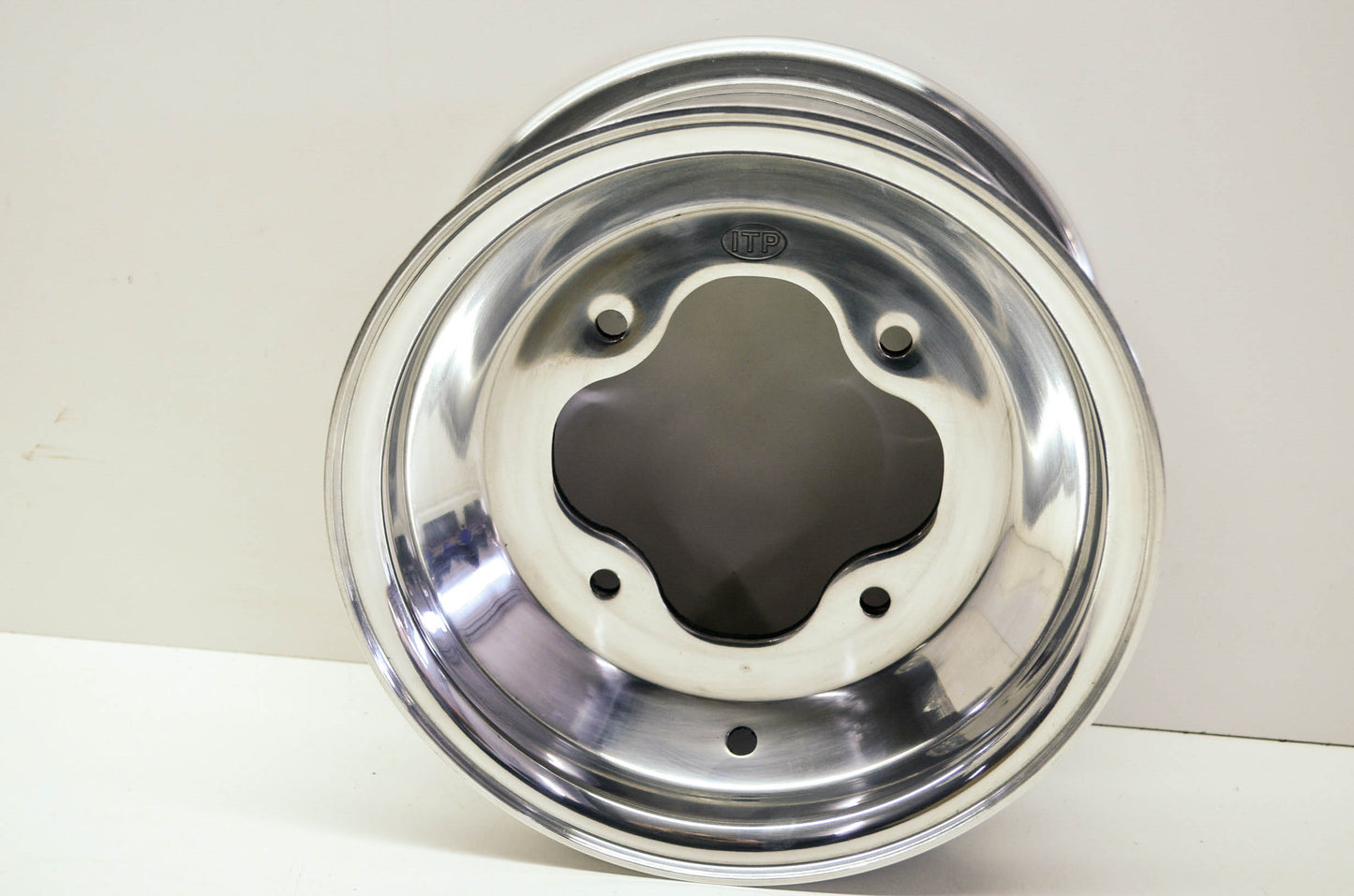 Aluminum Rim 10x5 4/144 +2 Offset NOS