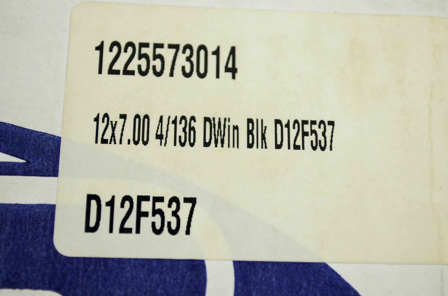 Delta Steel Rim 12X7 4/137 4+3 Offset Bombardier Can-Am Kawasaki Suzuki NOS