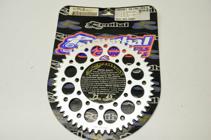 Renthal Rear Sprocket 54T Kawasaki KX80 KX100