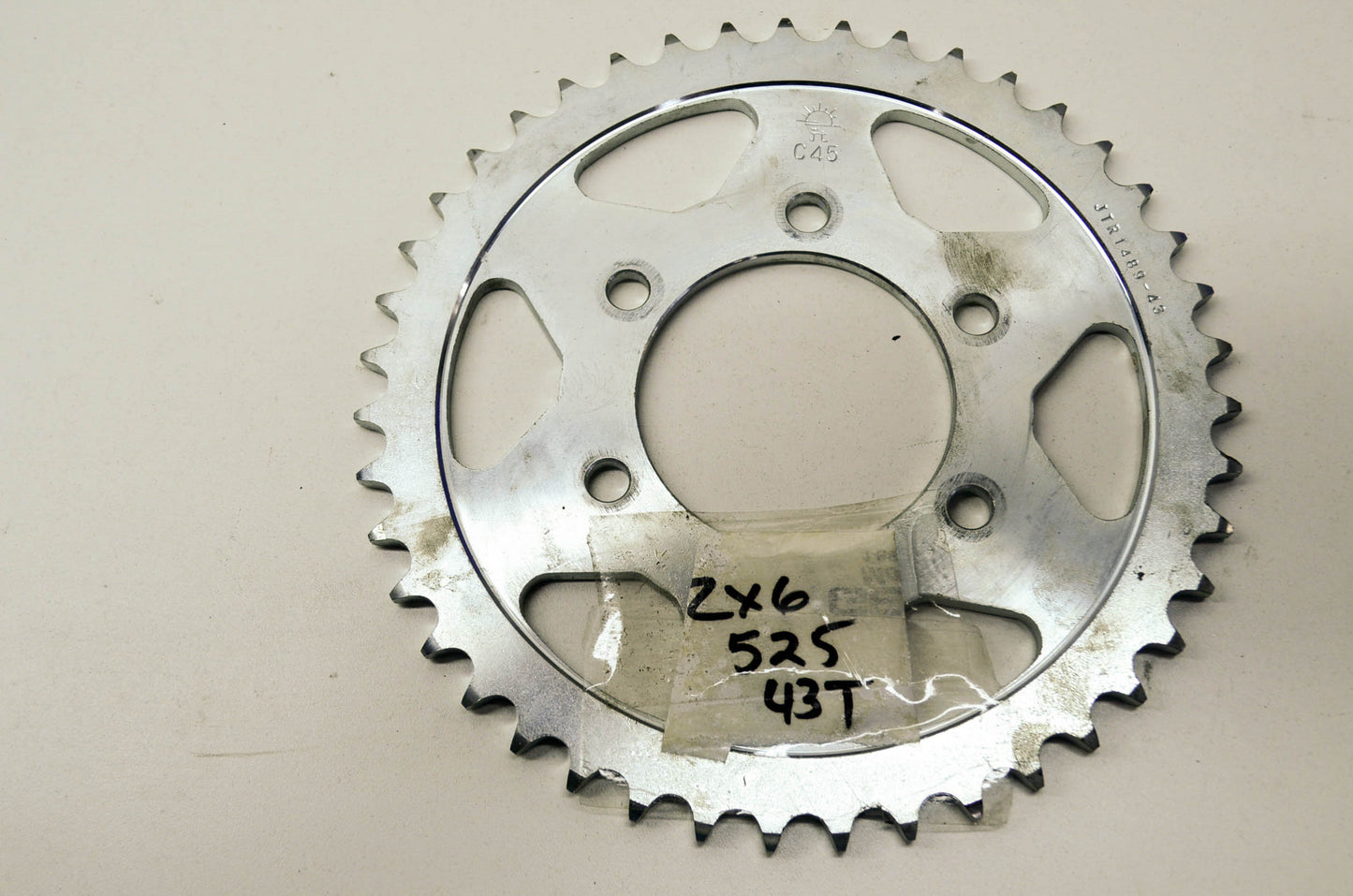 JT Sprockets Rear 43T Kawasaki ZX6