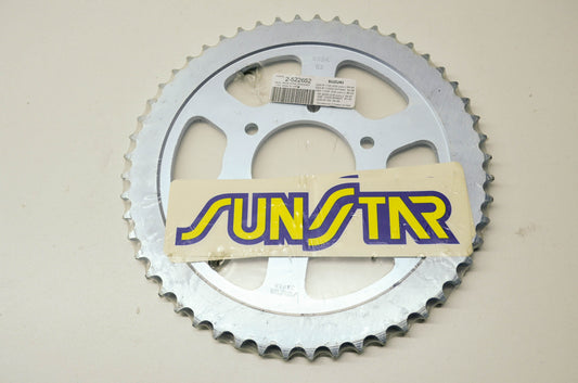 New Sunstar Rear Steel Sprocket 52T Suzuki GSX-R 1100 GSX RF 900 GSF 1200 NOS