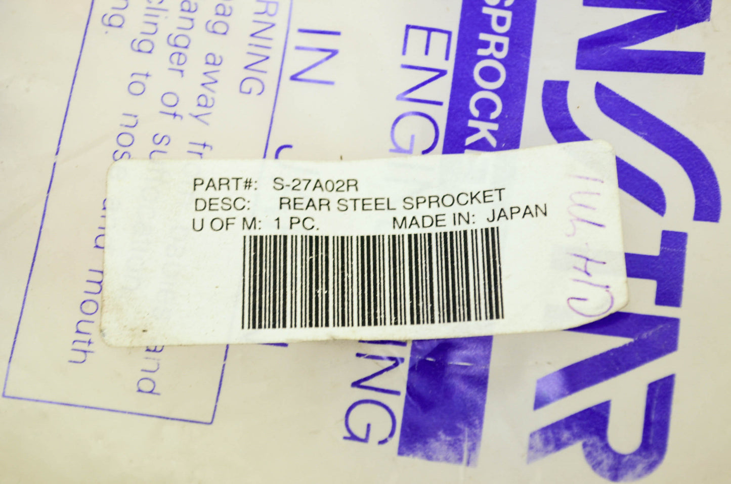 New Sunstar Rear Sprocket 45T Suzuki GSXR GSX RF GSF VZ800 NOS