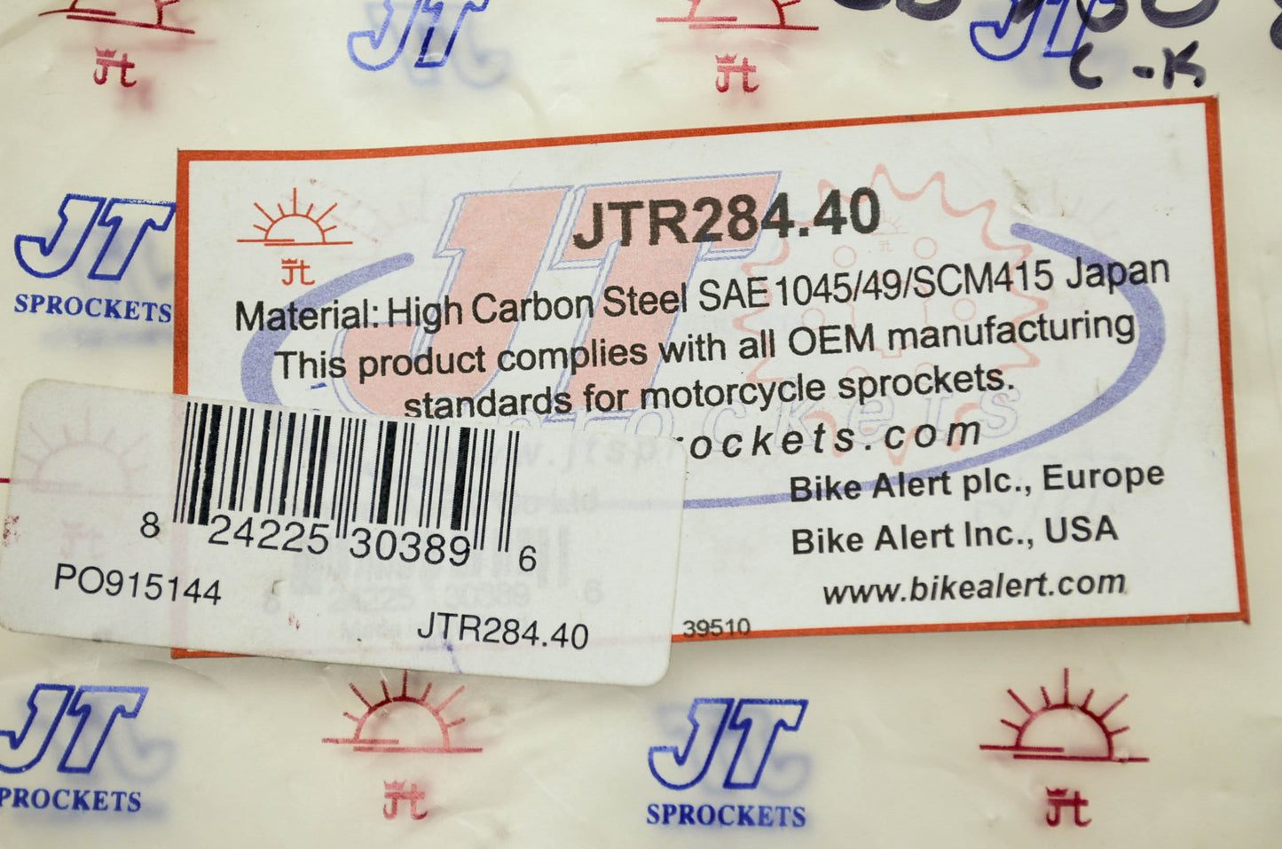 New JT Sprockets Rear 40T Honda 70-82 CB650 CB750 NOS