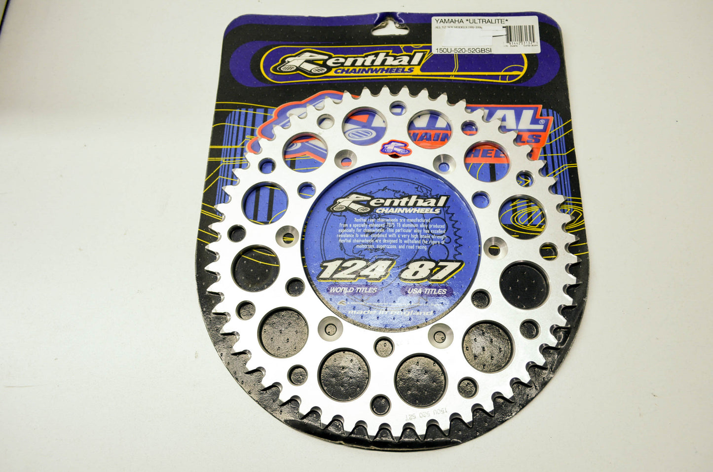 New Renthal Sprocket 52T 99-06 Yamaha YZ WR NOS
