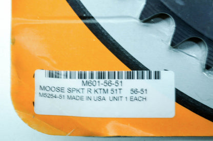 New Moose Sprocket 51T KTM NOS