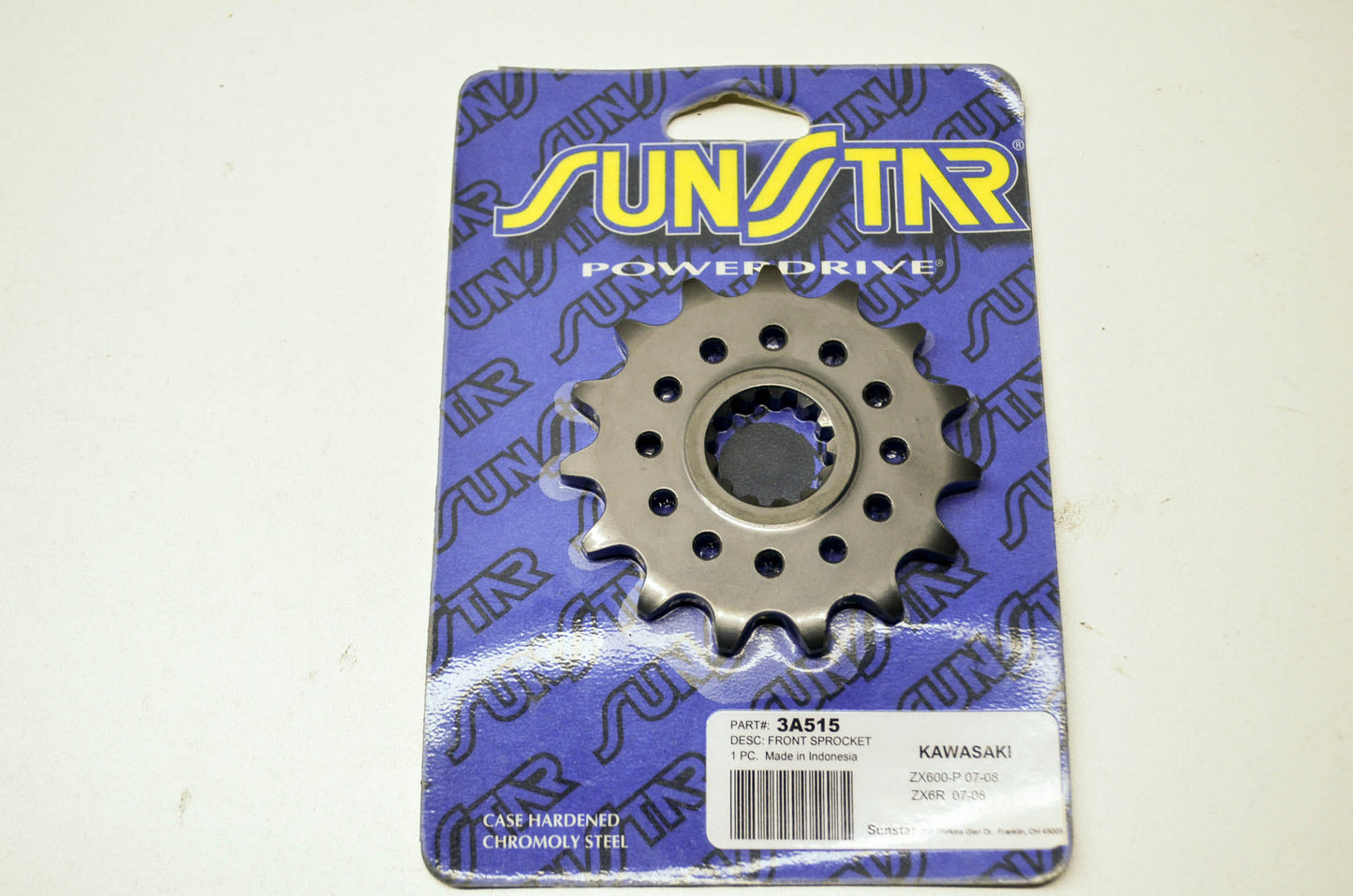 New Sunstar Front Sprocket 15T 07-15 Kawasaki ZX6R NOS
