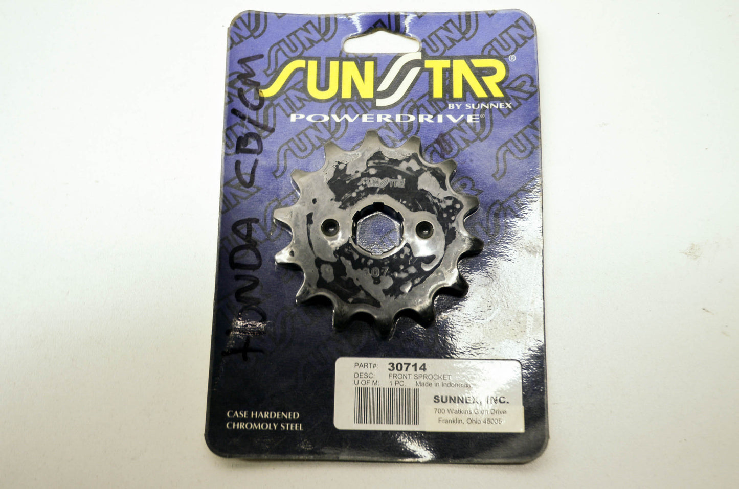 New Sunstar Front Sprocket 14T CB CMX XM 250 NOS