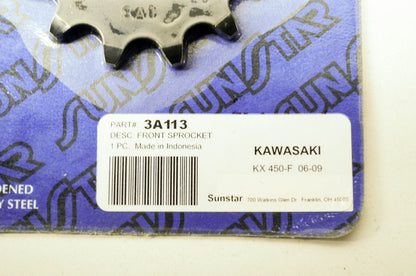 New Sunstar Front Sprocket 13T 06-14 Kawasaki KX450F NOS