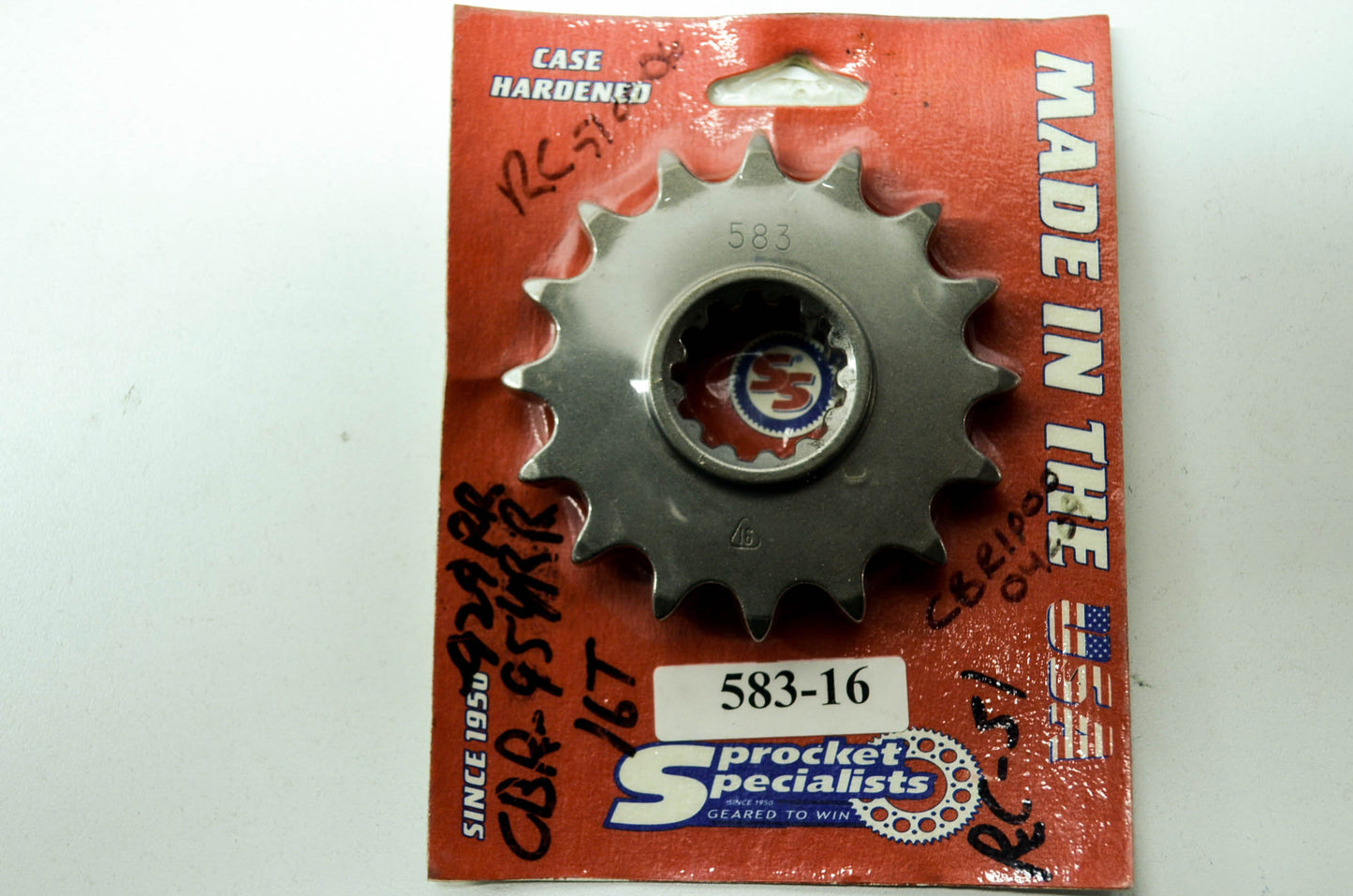 New Sprocket Specialists 16T CBR 900 929 VF750 VFR750 VTR1000 RVT1000 NOS
