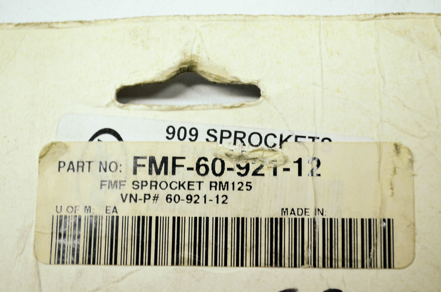 New 909 Sprocket 12T Suzuki 80-07 RM125 NOS