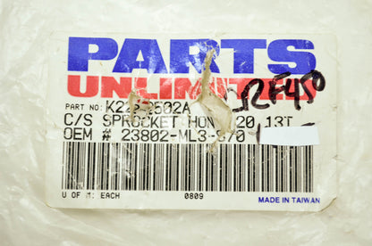 New Parts Unlimited Sprocket 13T CR 250 500 CRF450 TRX450 NOS