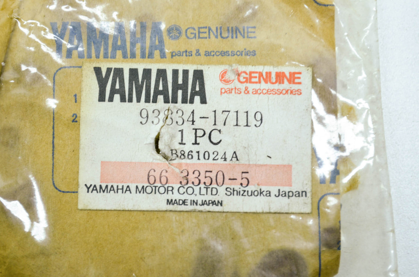 OEM Yamaha 93834-17119-00 Sprocket Drive 17T