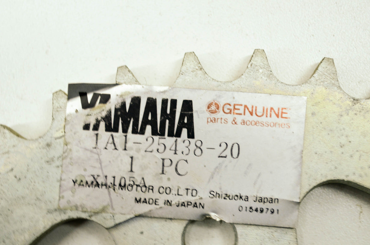 OEM Yamaha 1A1-25438-20-00 Driven Sprocket 38T NOS