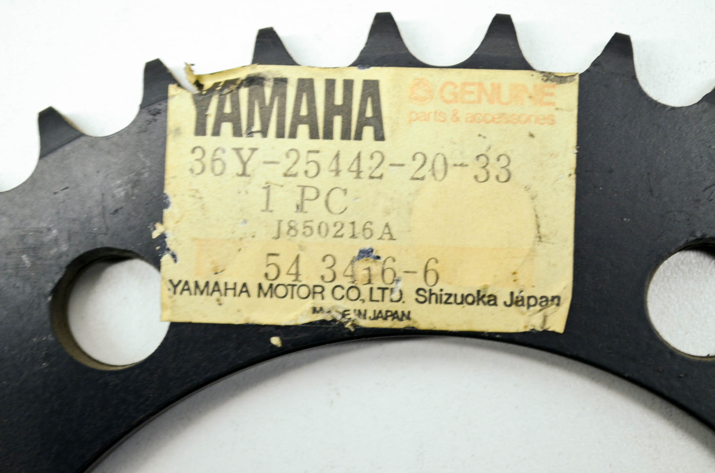 OEM Yamaha 36Y-25442-20-33 Driven Sprocket 42T NOS