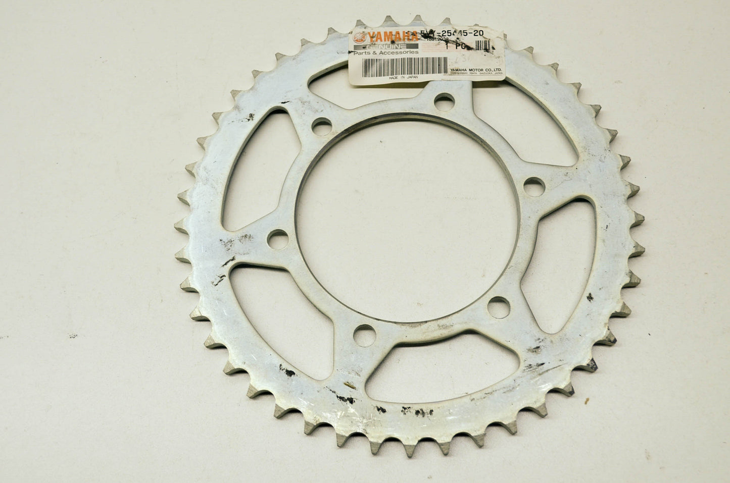 OEM Yamaha 5VY-25445-20-00 Driven Sprocket 45T NOS