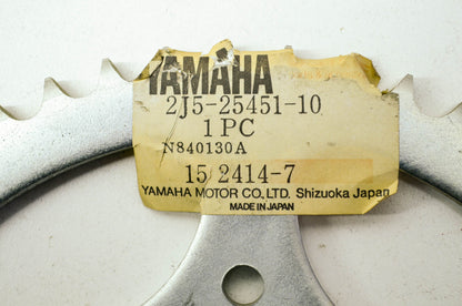 OEM Yamaha 2J5-25451-10-00 Driven Sprocket 51T NOS