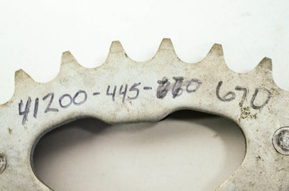 OEM Honda 41200-445-670 Sprocket 38T NOS