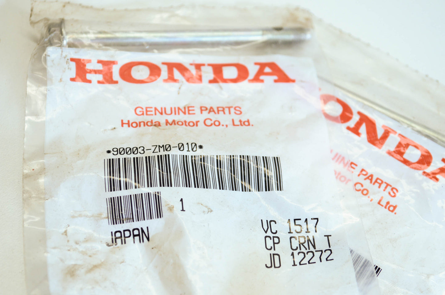 OEM Honda 90003-zm0-010 Flange Bolt 6X83 Qty 2 NOS