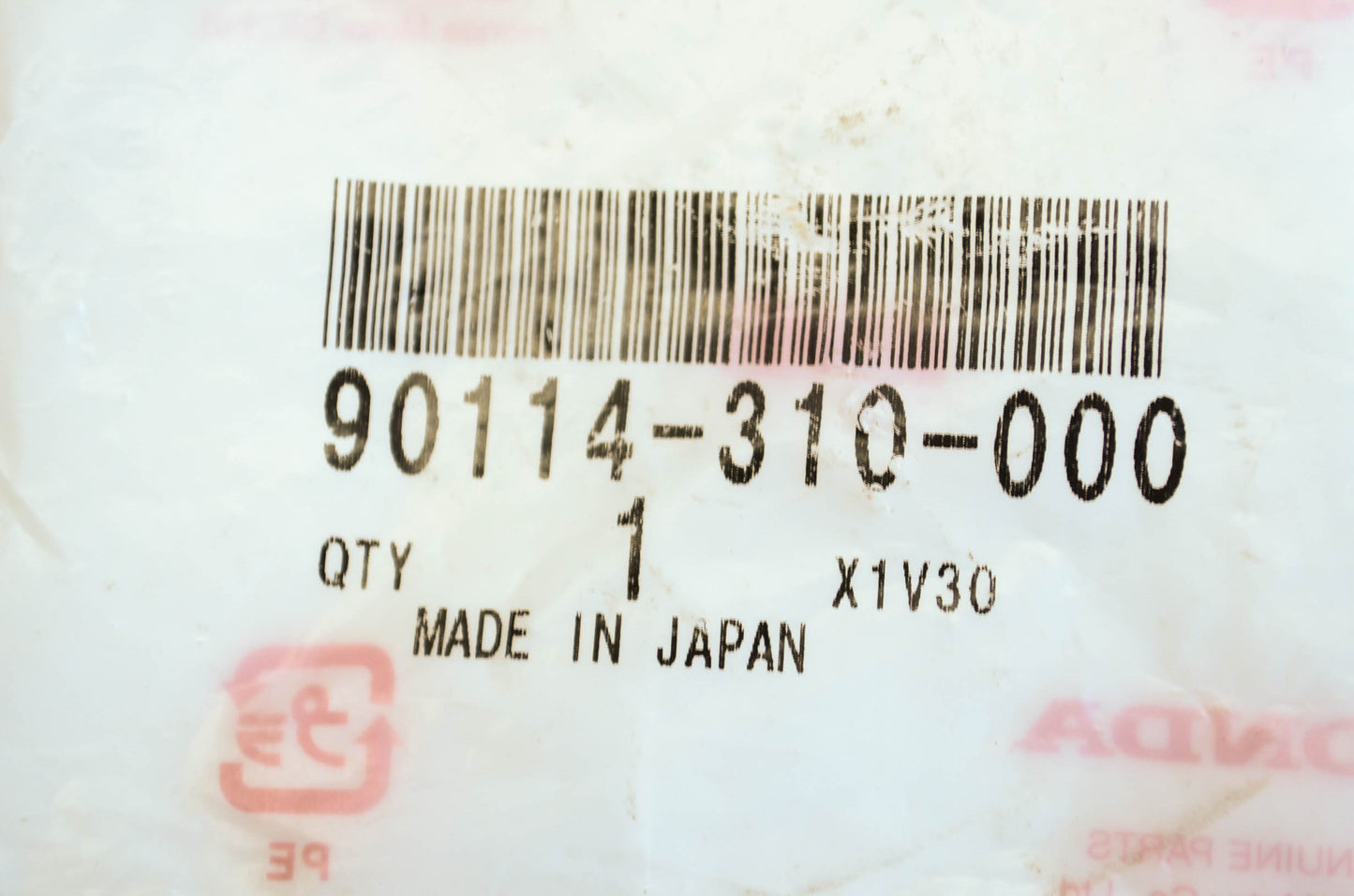 OEM Honda 90114-310-000 Bolt NOS