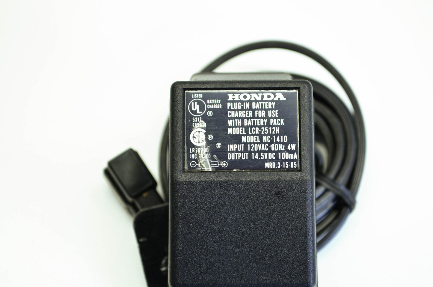 New OEM Honda Plug-In Battery Charger nc-1410 LCR-2512H NOS