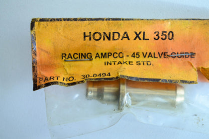 New OEM Honda XL350 Racing Ampco45 Valve Standard Intake guide NOS