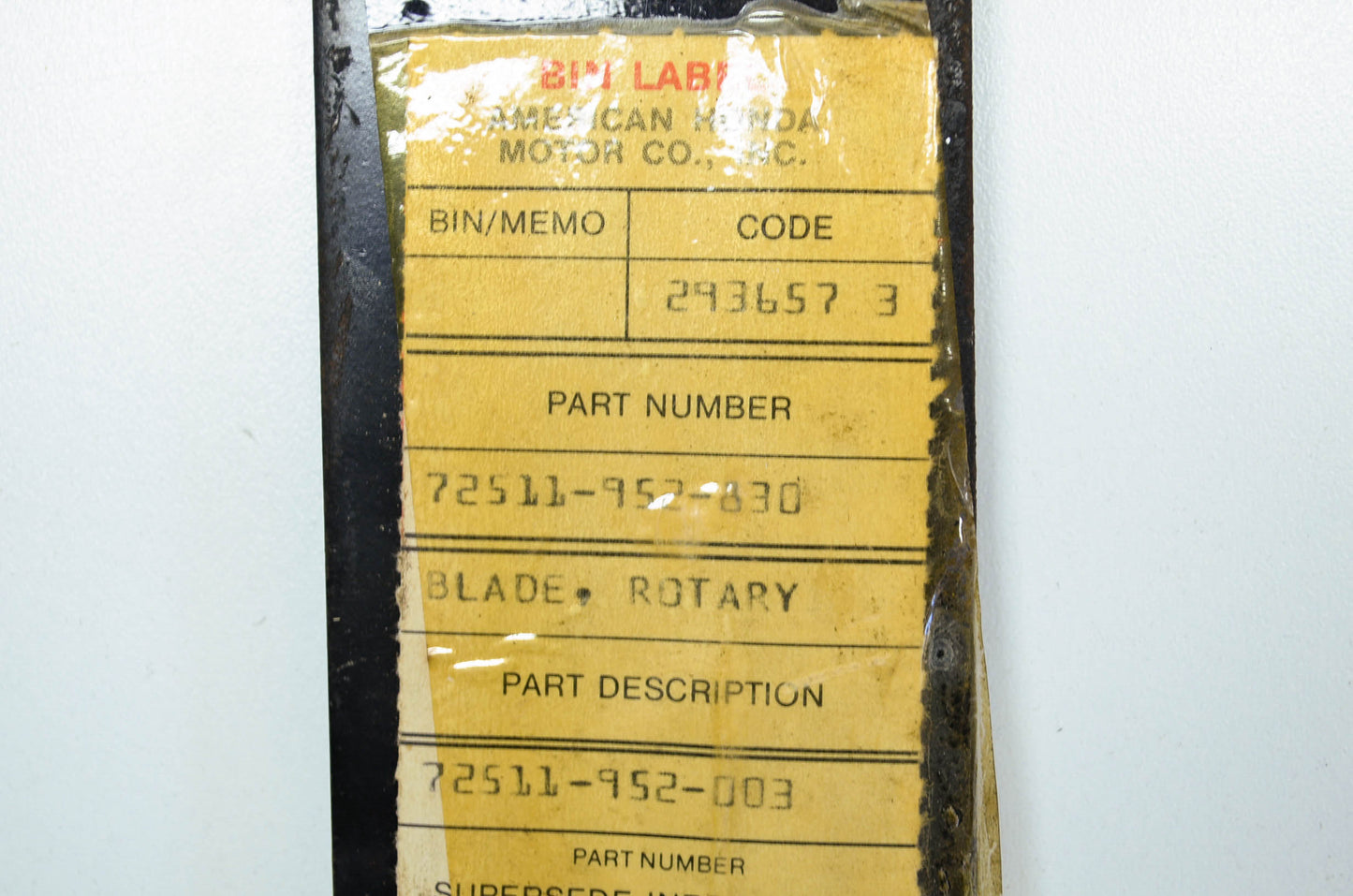 New OEM Honda Rotary Mower Blade HR21 NOS