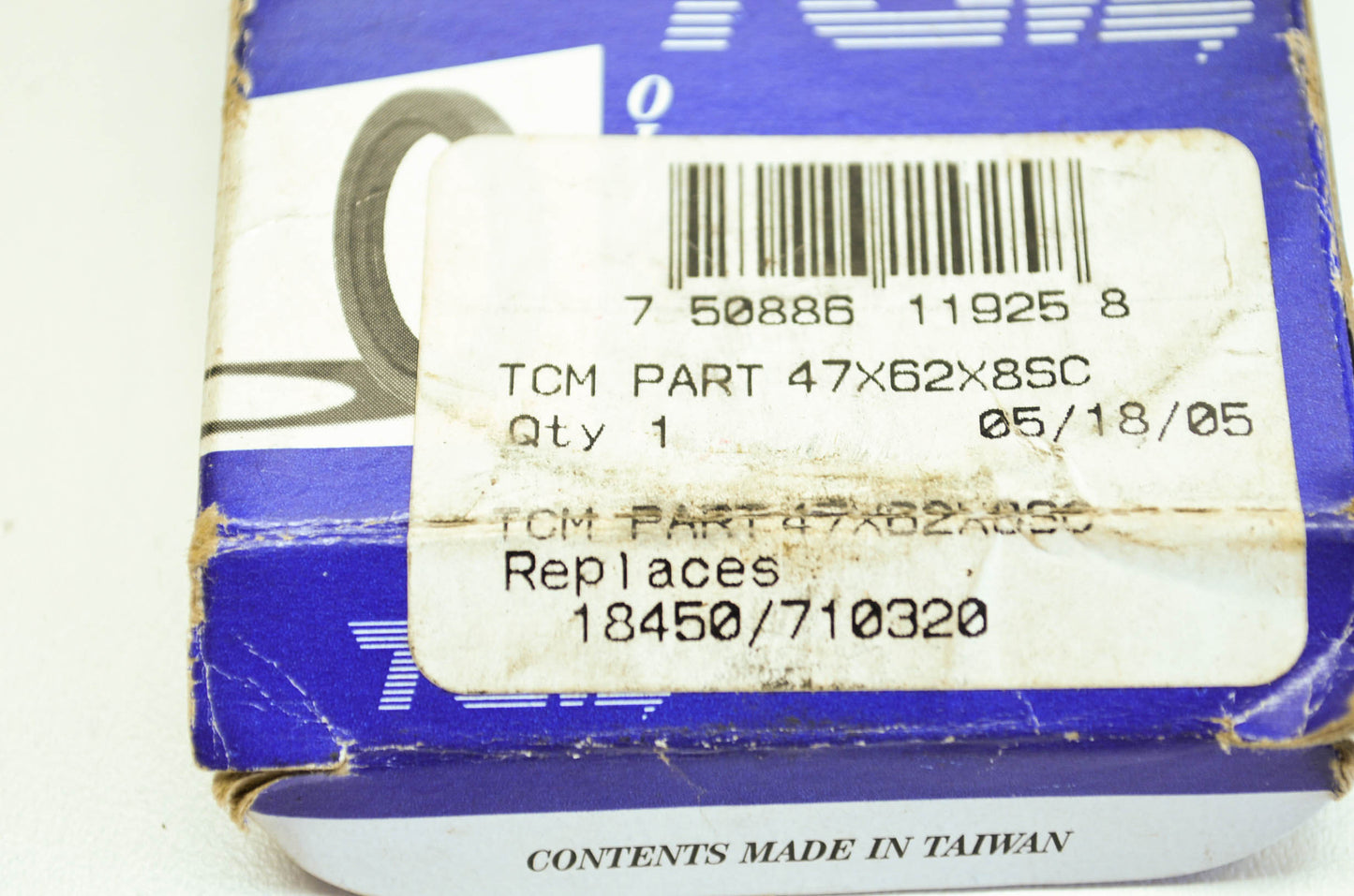 New TCM Oil Seal Replaces 18450 / 710320 NOS