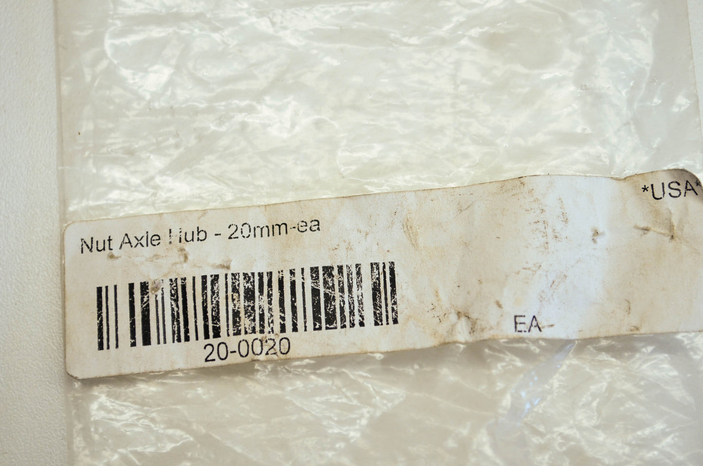 New Dura Blue Inc. Axle Hub Nut 20mm NOS