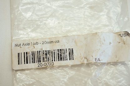 New Dura Blue Inc. Axle Hub Nut 20mm NOS